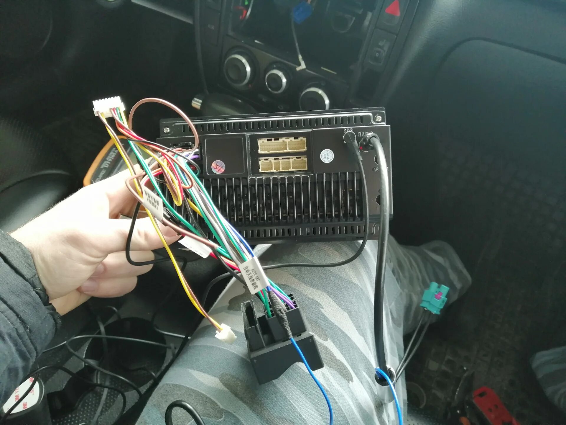 Подключение автомагнитолы андроид 10 2 DIN Магнитола Android установка - Volkswagen Passat B5, 1,8 л, 2001 года аксес