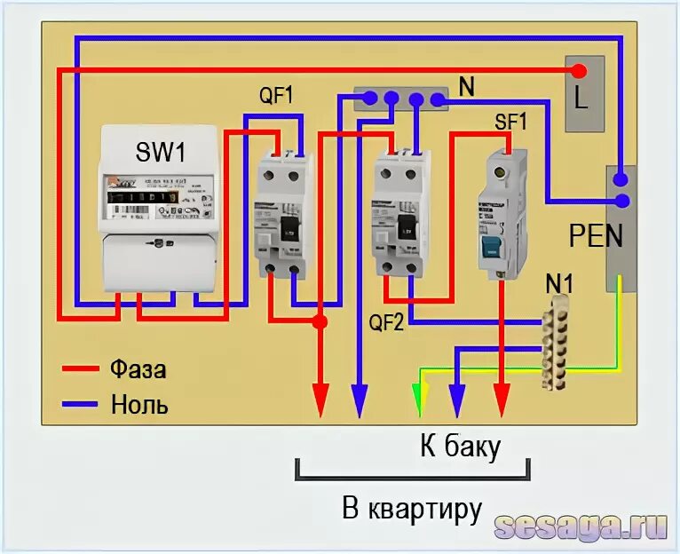 Подключение автомата для водонагревателя Установка и подключение накопительного водонагревателя Для дома, для семьи Для д