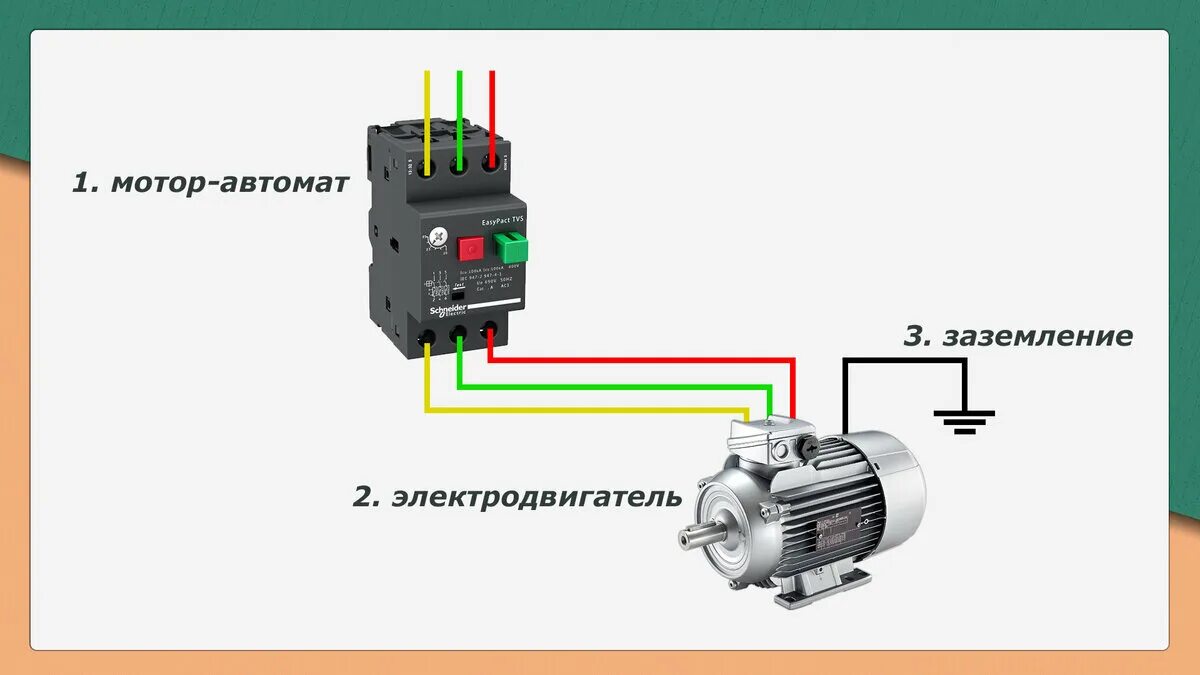 Подключение автомата трехфазного двигателя Простая и надежная защита электродвигателя. А еще тест. semf1k Дзен