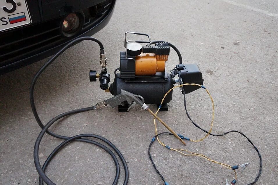 Подключение автомобильного насоса Доработка Старенького Авто компрессора на 12V - DRIVE2