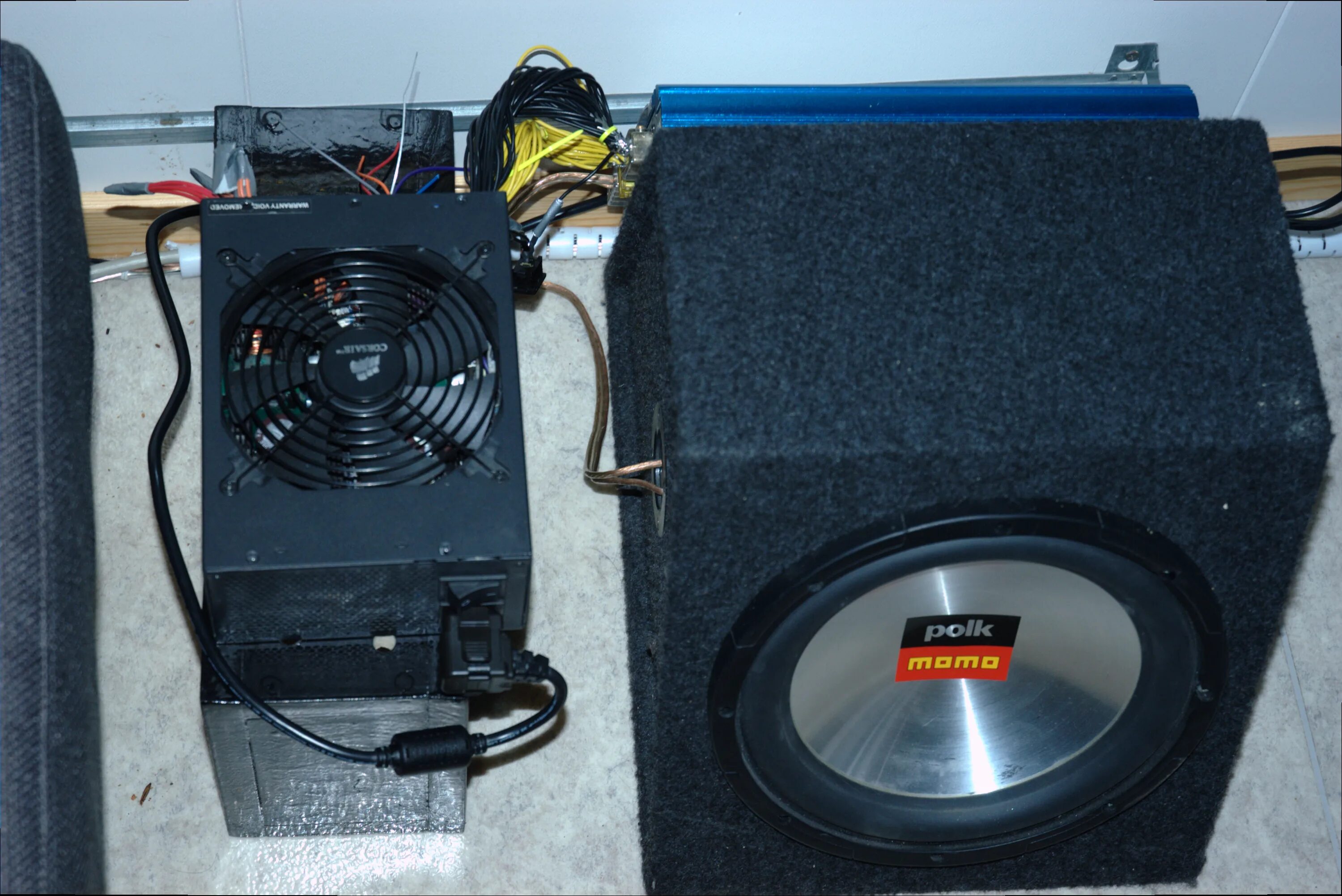 Подключение автомобильного сабвуфера дома Surra Levoton pyyntö subwoofer power supply syntymäpäivä Meluisa huilu