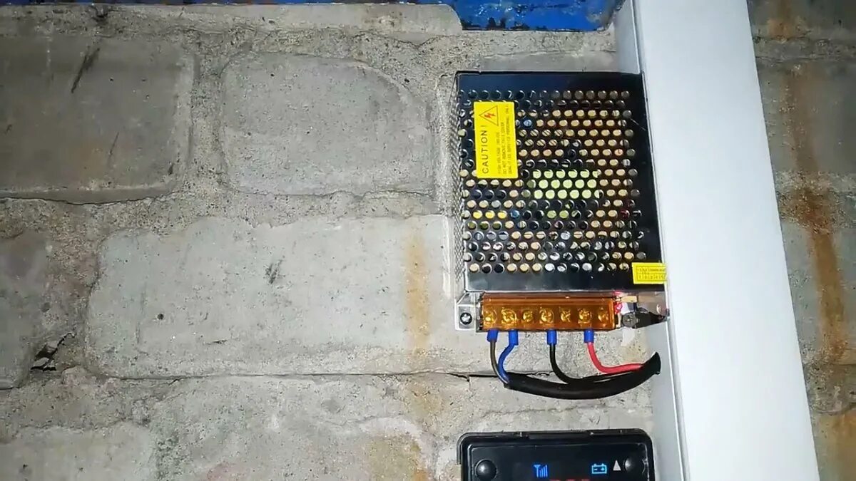 Подключение автономки в гараже через блок питания Автономный отопитель для гаража