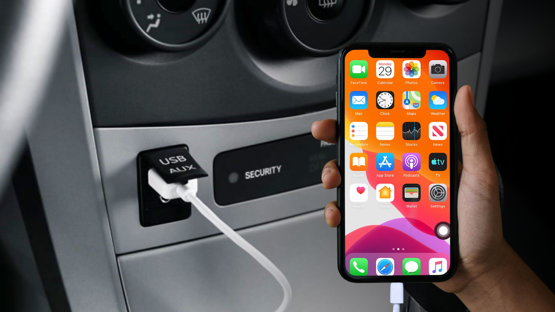 Подключение айфона через usb Seamless In-Car Audio: Connecting iPhone to Bluetooth in Your Car CitizenSide