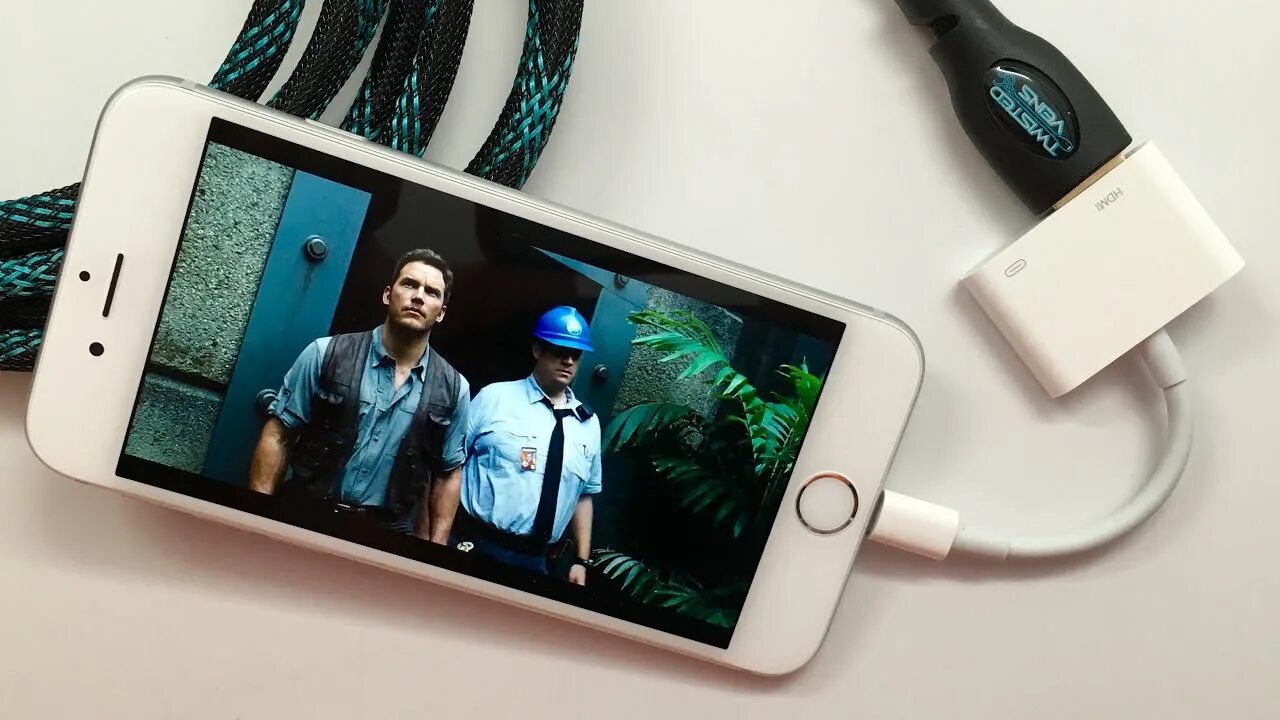 Подключение айфона к телевизору Best way to mirror any iPhone or any iPad to any tv - YouTube
