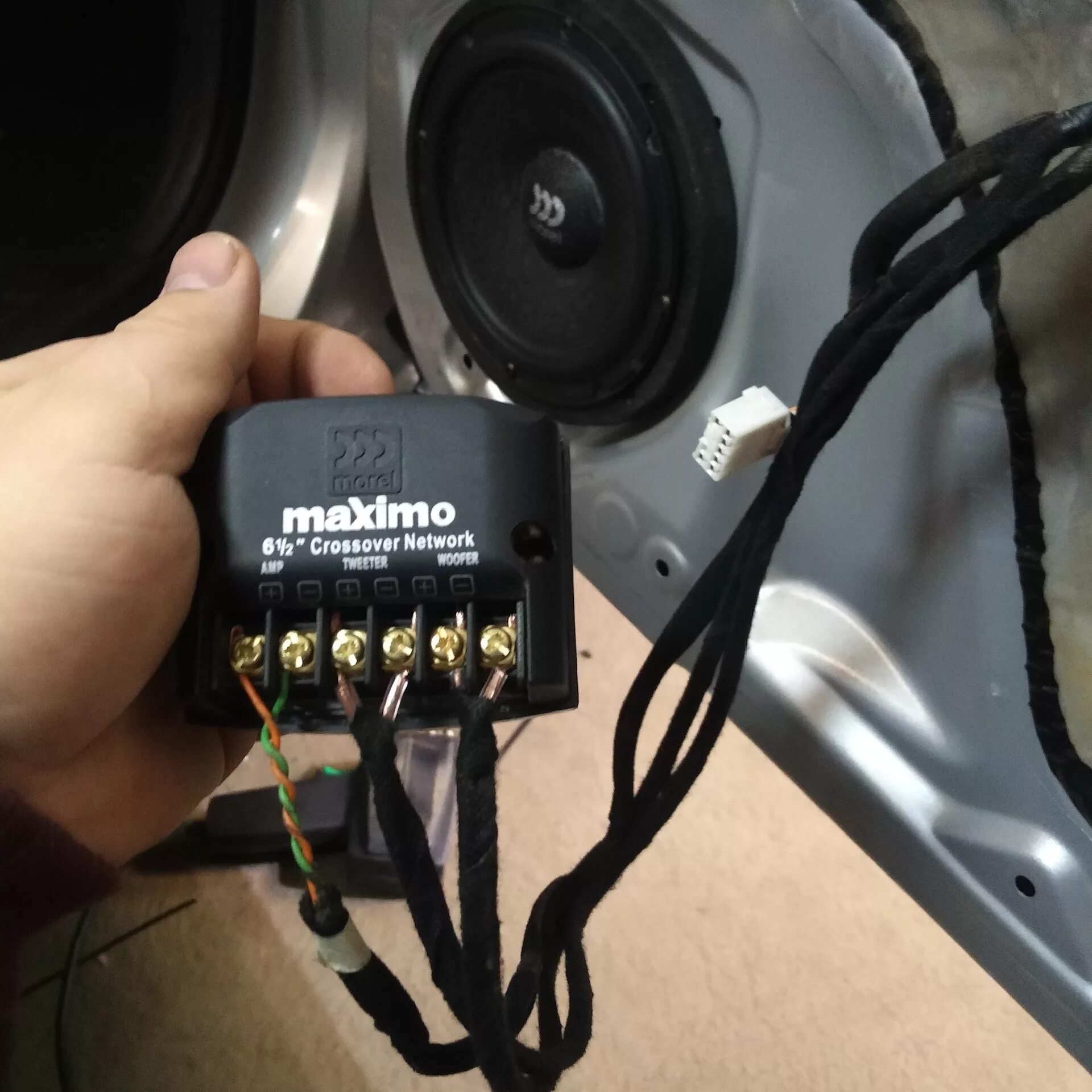 Подключение без кроссовера Вот мне и установили Infinity BassLink + Morel MAXIMO-6 с прошлого поста! - KIA 