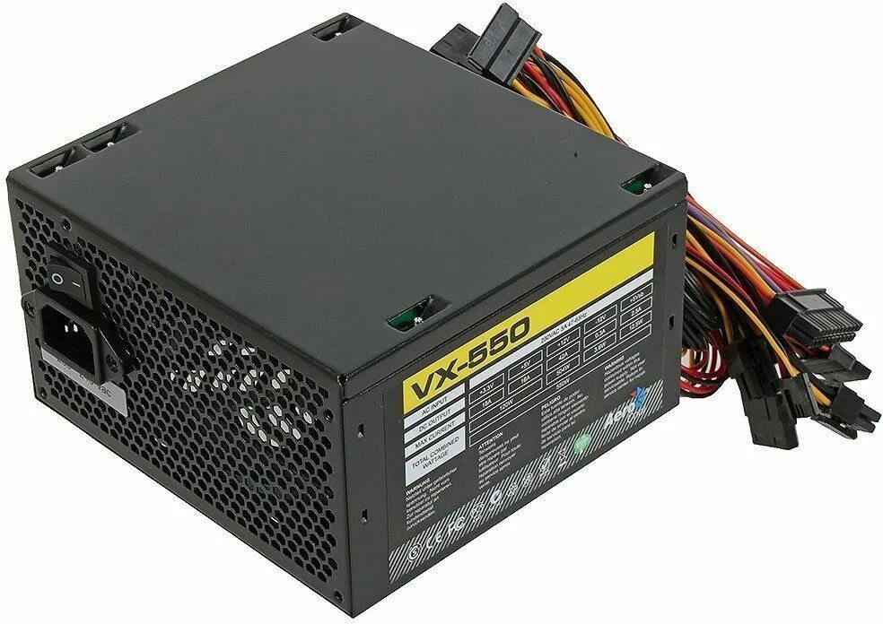 Подключение блока питания aerocool Блок питания AEROCOOL ATX 550W VX PLUS 550W купить в Калининграде недорого: опис