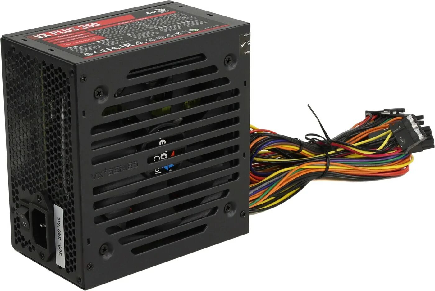 Подключение блока питания aerocool Блок питания 350W Aerocool VX PLUS 350 (ATX, 20+4 pin, 120mm fan,2xSATA) (VX PLU
