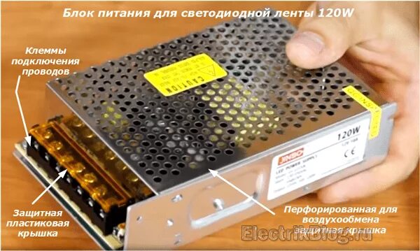 Подключение блока питания для светодиодной Подключение светодиодной ленты к блоку питания Блог домашнего электрика