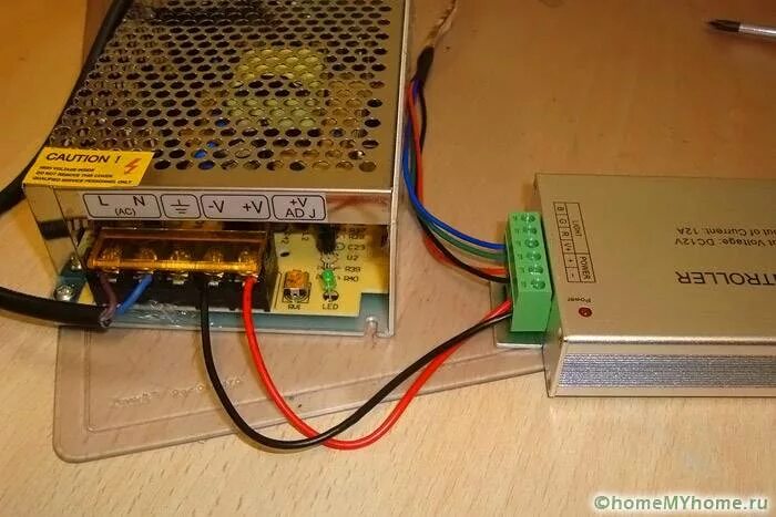 Подключение блока питания для светодиодной Блок питания для светодиодной ленты 12В