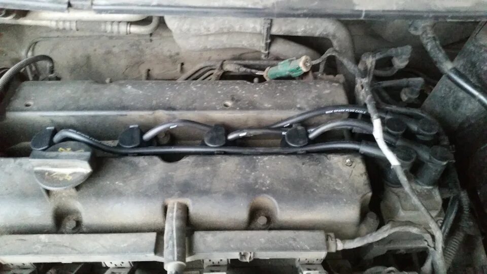 Подключение бронепроводов форд фокус 1 Высоковольтные провода - Ford Focus II Hatchback, 1,6 л, 2007 года своими руками