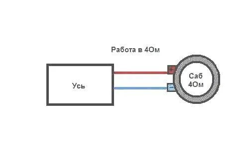 Подключение сабвуфера в 4 ома схемы подключения, короба под сабы - Фотография 16 из 51 ВКонтакте