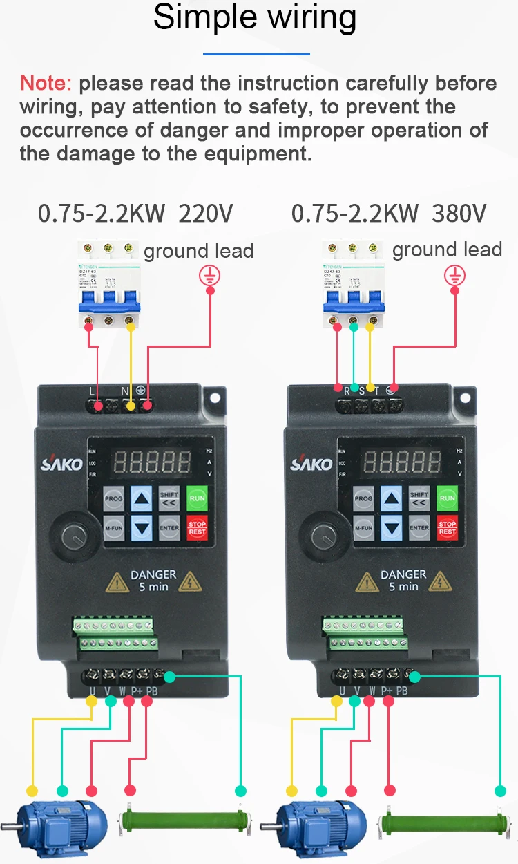 Подключение sako ski780 к насосу SAKO SKI780 220 в кВт/кВт 1HP Мини VFD преобразователь переменной частоты для уп