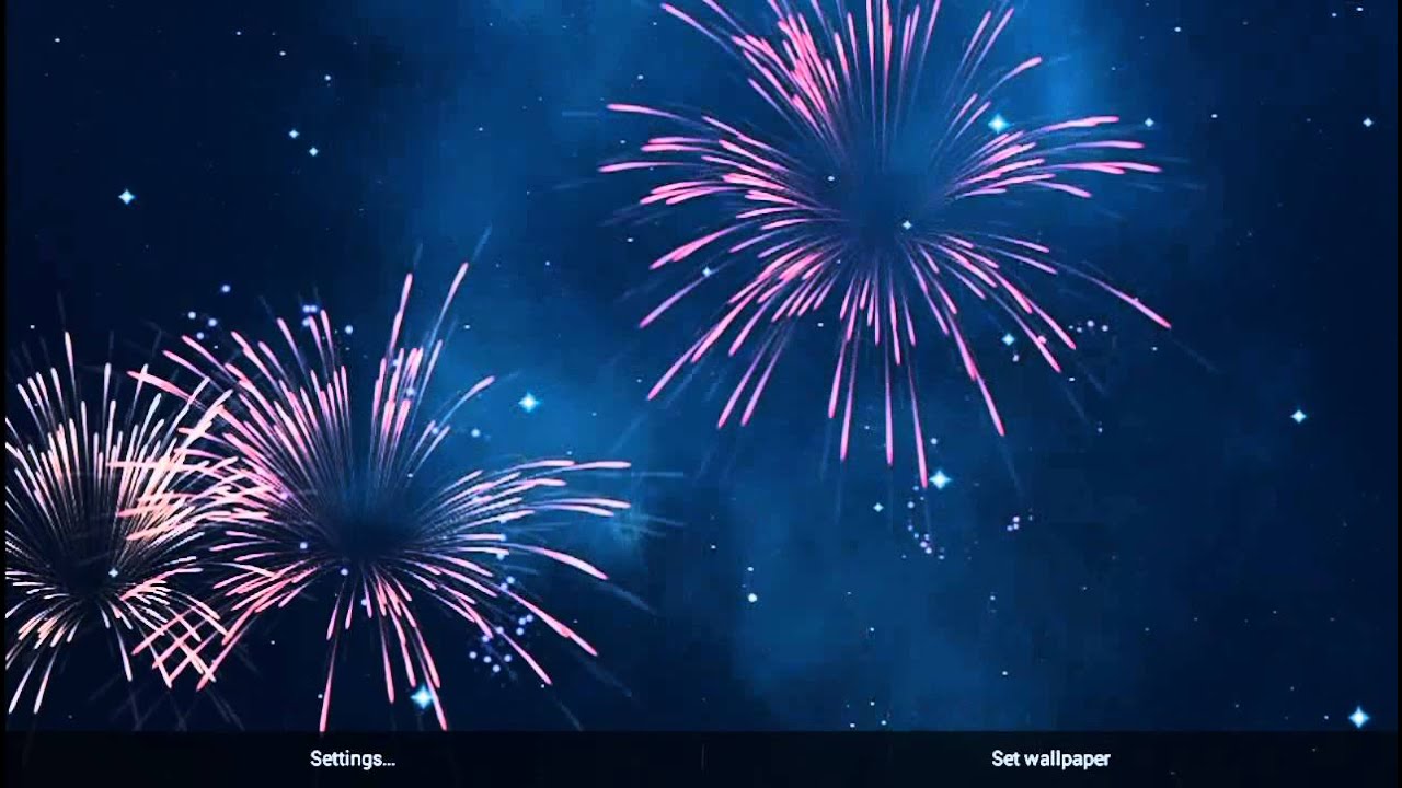 Подключение салют к телефону KF Fireworks Live Wallpaper - YouTube