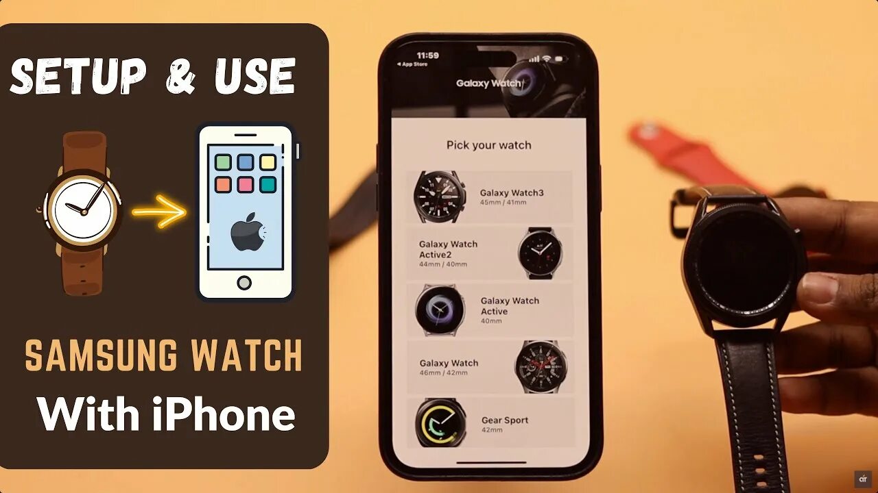 Подключение самсунг вотч к телефону Pair Your Samsung Galaxy Watch to iPhone (Easy Step by Step) - YouTube