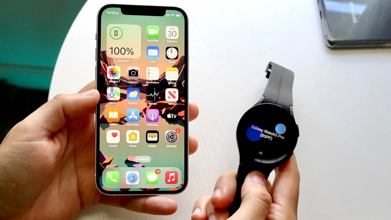 Подключение samsung watch 4 к iphone Can You Pair Samsung Galaxy Watch 5 To iPhone? - YouTube