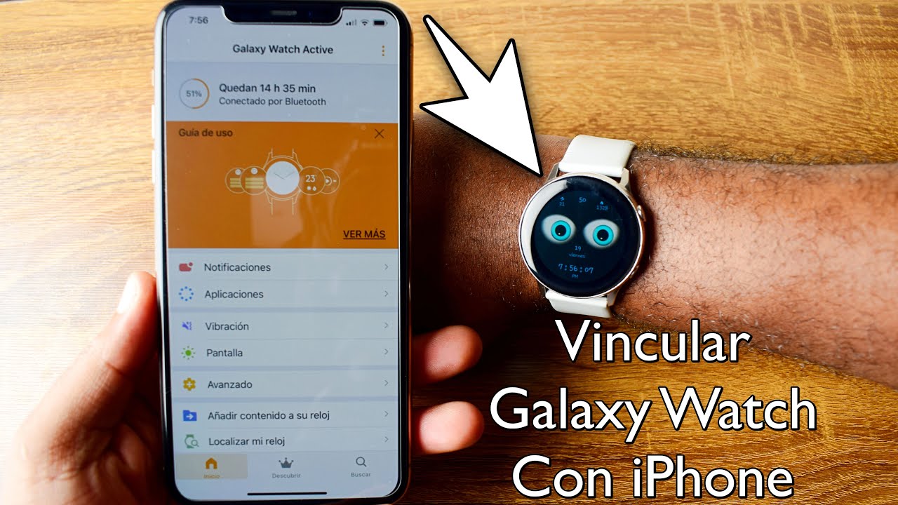 Подключение samsung watch 4 к iphone Como ENLAZAR un Samsung Galaxy Watch Con un iPhone en 2021 + DESCARGAR apps 2021