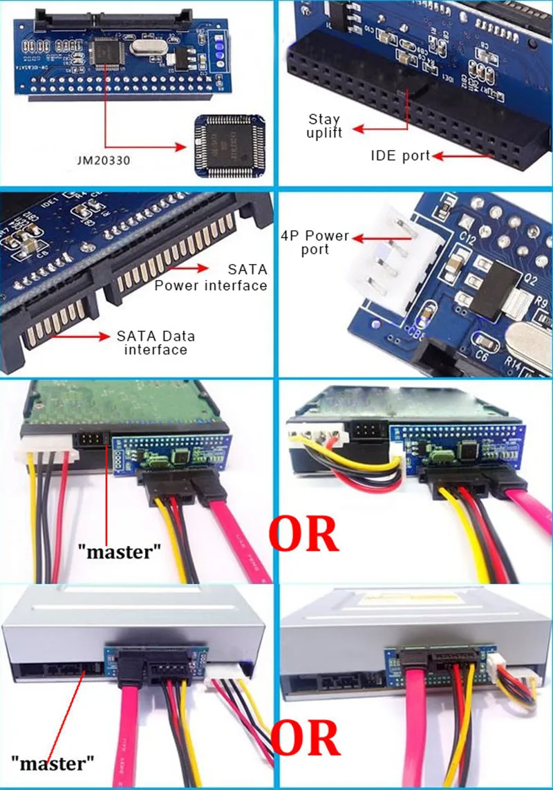 Подключение sata 2 Подключение ide