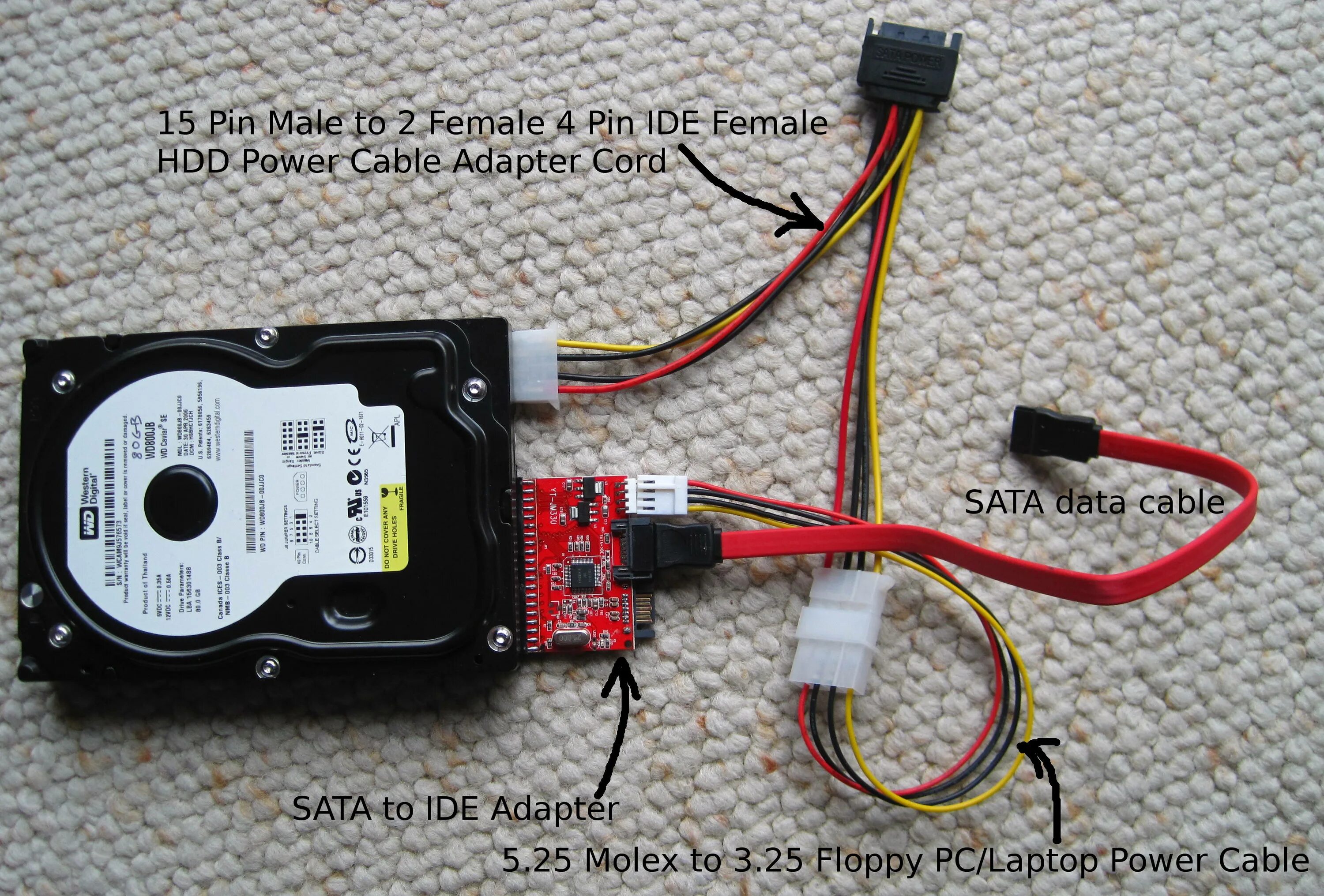 Подключение sata через usb Подключение ide