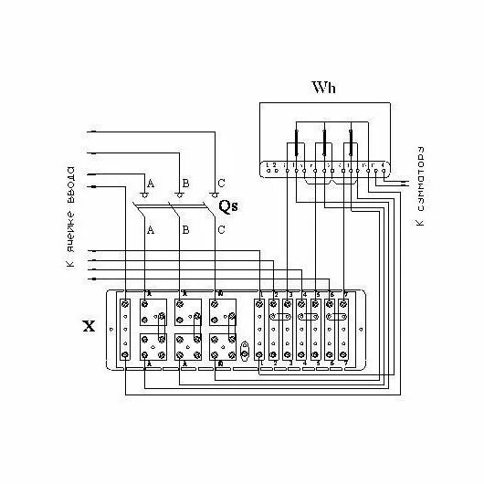 Подключение счетчика 10 кв схема Испытательная клеммная коробка (ИКК) - купить в Москве и по всей России