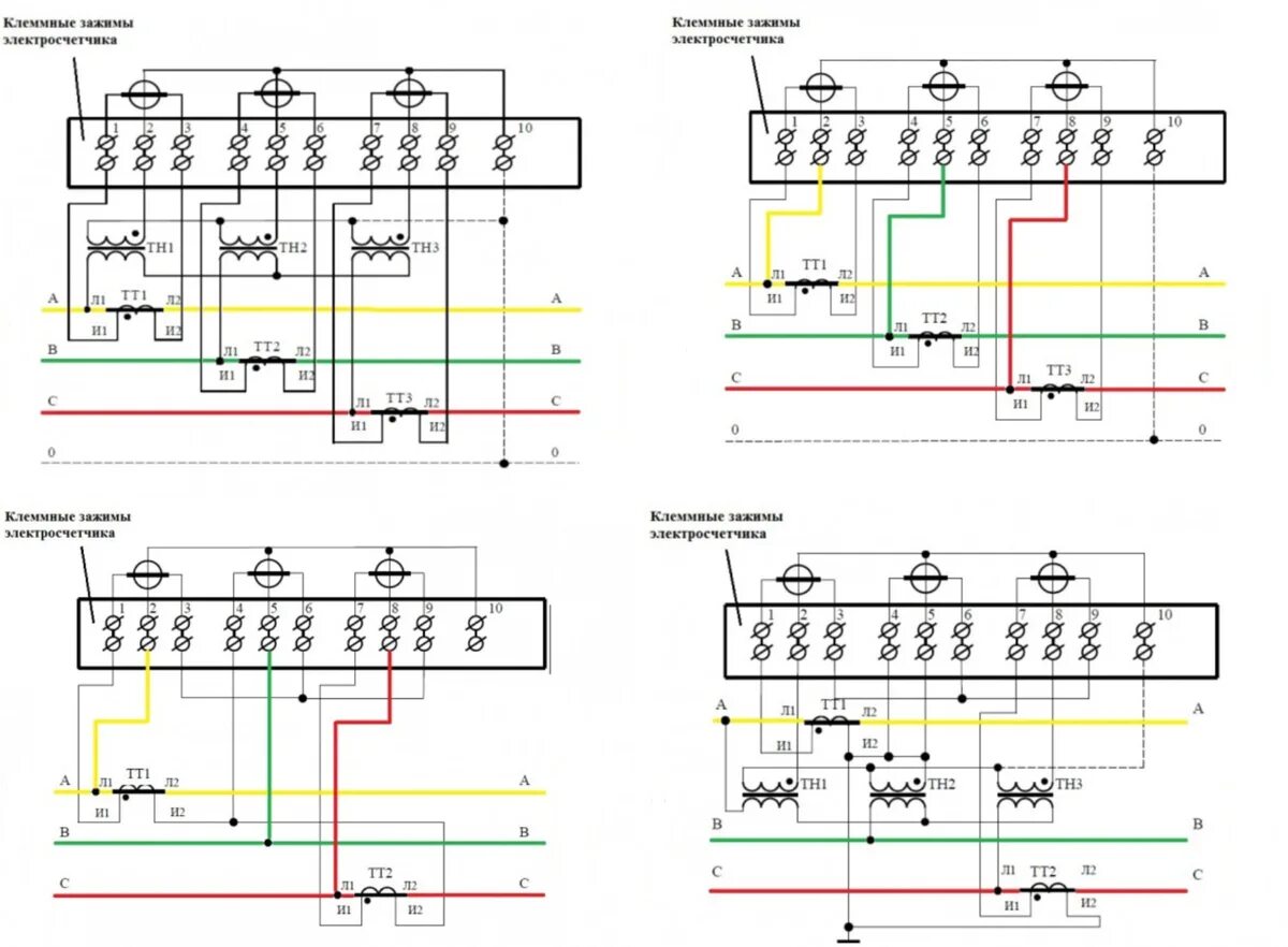 Подключение счетчика ам 03 Электросчетчики трехфазные с подключением через трансформатор тока