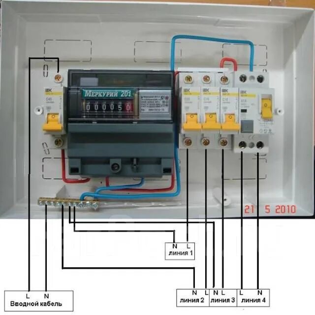 Подключение счетчика электроэнергии в гараже схема Услуги электрика. Замена счётчиков, автоматов, розеток (без выходных) во Владиво