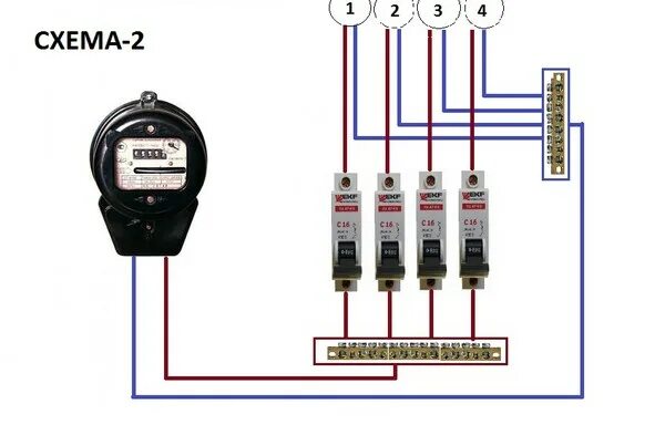 Подключение счетчика электроэнергии в квартире схема подключения Ответы Mail.ru: Как правильно сменить электрические пробки на автоматы.