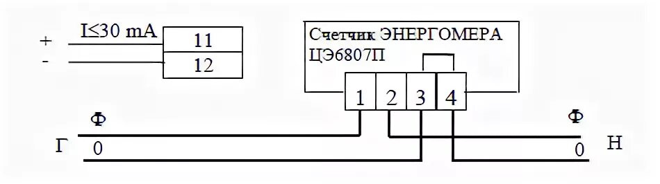 Подключение счетчика энергомера Электрическая схема электросчетчика цэ6807п