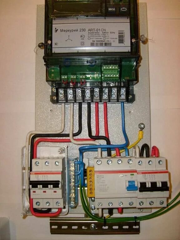 Подключение счетчика меркурий 3 фазный Установка автомата до счетчика или после? Фомин Дзен