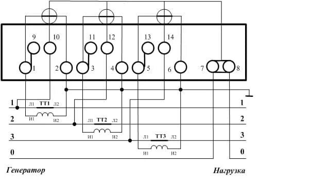 Подключение счетчика меркурий трансформаторы Схема подключения электросчетчика альфа