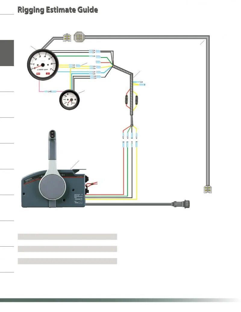 Подключение счетчика моточасов к лодочному мотору ямаха Yamaha 703 Controller Wiring Harness Best Wiring Library - Yamaha 703 Remote Con