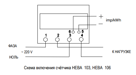 Подключение счетчика нева 103 1s0 101 1s0 фото - DelaDom.ru