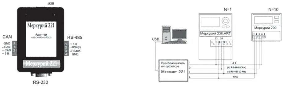 Подключение счетчика rs485 Подключение модем для электросчетчика меркурий