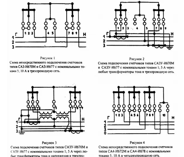 Подключение счетчика са4у и672м Са4у и672м - Каталог продукции
