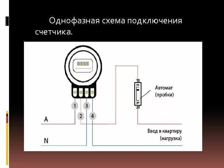 Подключение счетчика со 505 Схема подключения электросчетчик со 505