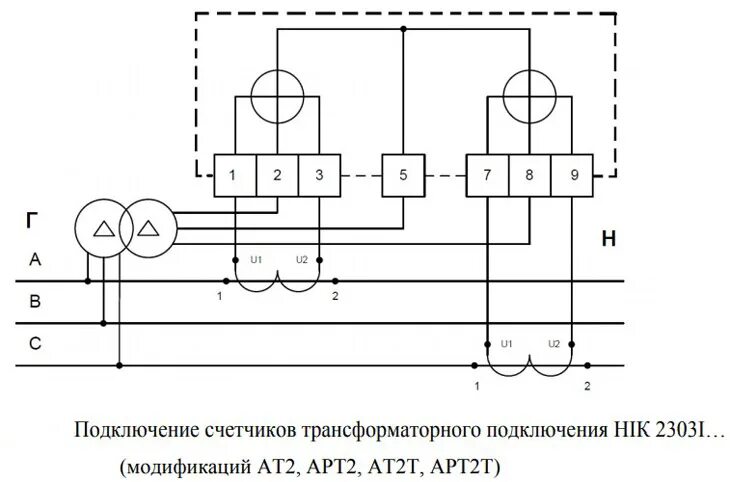 Подключение счетчика цэ6807бк Счётчик НИК 2303: технические характеристики и схемы подключения