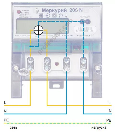 Подключение счетчиков меркурий к сети Подключение счетчика электроэнергии - Roleton.ru