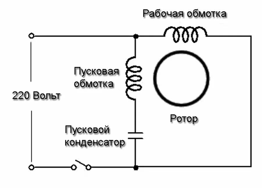 Подключение щеточного двигателя 220в История одного ремонта: зачем насосу конденсатор? Электрика для всех Дзен