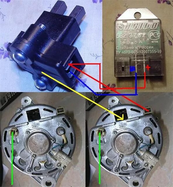 Подключение щеток генератора Генератор переменного тока. Часть 1 - ГАЗ 21, 2,4 л, 1966 года электроника DRIVE