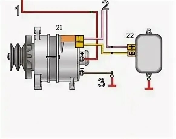 Подключение щеток генератора газ 53 Схема генератора газ 53 60 фото - KubZap.ru