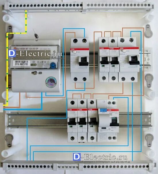 Подключение щита с диф автоматами Электрощит своими руками HeatProf.ru