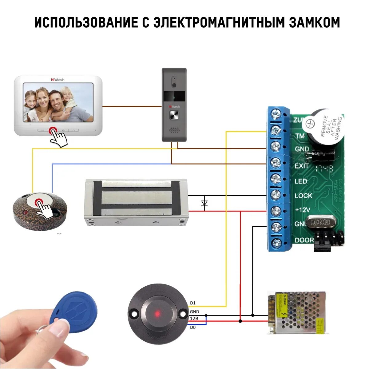 Подключение считывателя и кнопки выход IronLogic Z-5R автономный контроллер для электронных замков - купить по выгодным