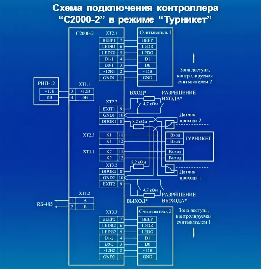 Подключение считывателя к с2000 2 Интегрированная система охраны "Орион"