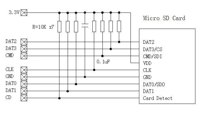 Подключение sd карты к компьютеру Микро SD модуль, Tf-карта модуль, Sdio / SPI режим ( 10 от, Поддержка STM32 ) Эл