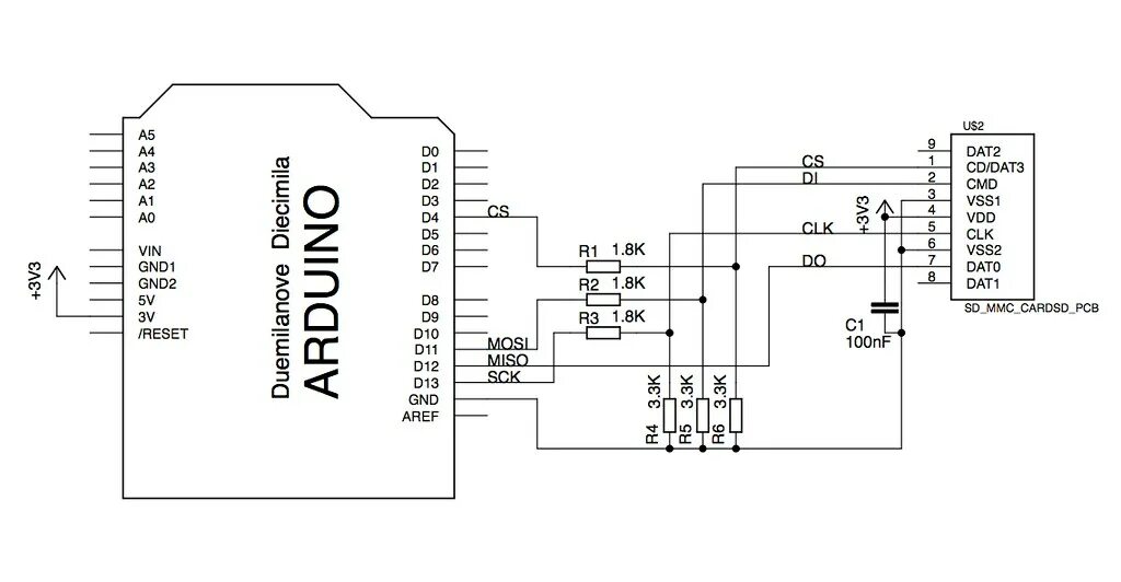 Подключение sd карты к телефону Arduino-SD-connection arms22 Flickr