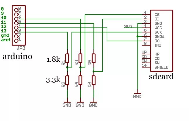 Подключение sd карты к телефону Не работает handmade SD-shield Аппаратная платформа Arduino