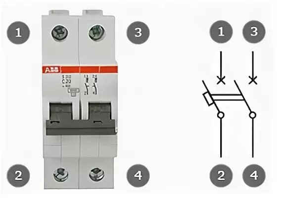 Подключение сдвоенного автомата Для чего нужны двухполюсные автоматы
