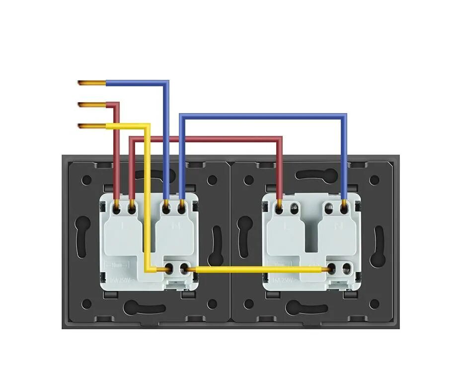 Подключение сдвоенной розетки Схема подключения двойной розетки наружной