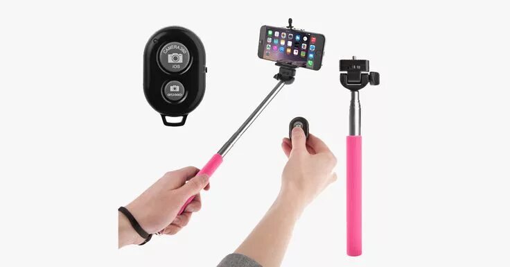 Подключение селфи палки к телефону через блютуз Selfie Stick With Remote Bluetooth Shutter Button - Take Pictures Like Never Bef