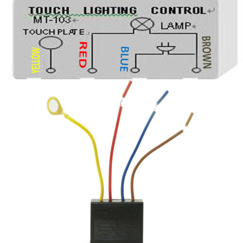 Подключение сенсорного блока born 220 V Touch Lighting Control Sensor Lamp Switch Dimmer Halogen Tungsten LED 150W