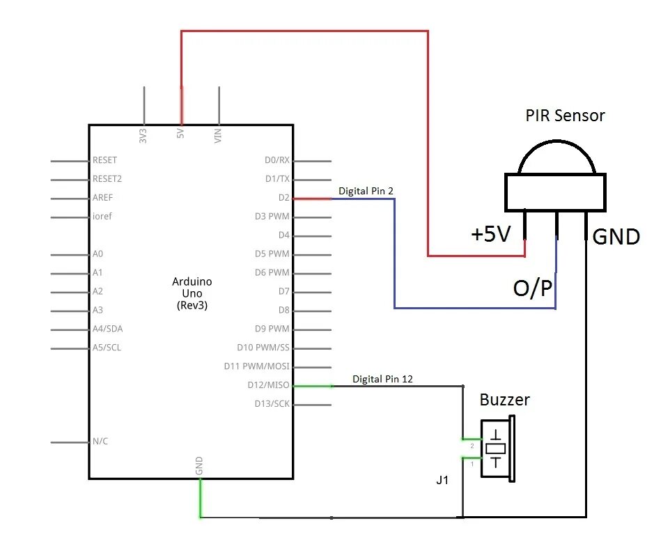 Подключение сенсорного датчика PIR Sensor with Arduino